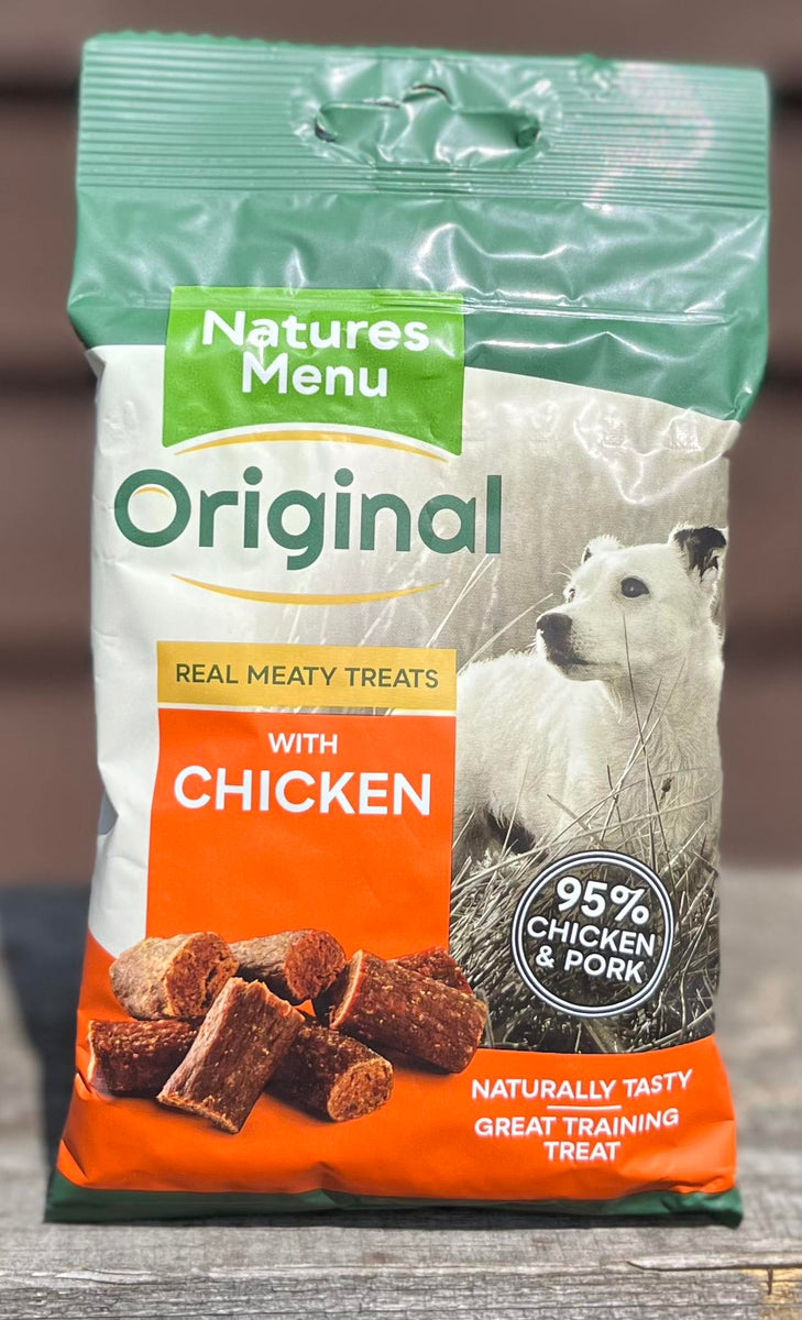 Natures menu real hot sale meaty dog treats