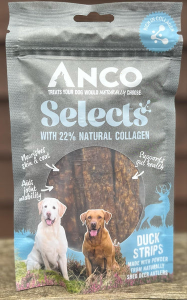 Anco Naturals Selects Duck Strips with Collagen 85g