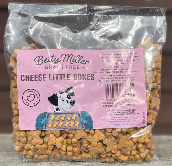 Betty Miller Grain Free Cheese Little Bones 400g