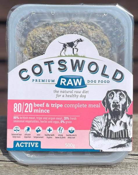 Cotswold Raw 80/20 Beef & Tripe Complete 500g