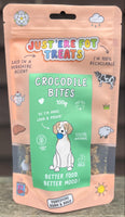 Just 'Ere Fot Treats Crocodile Training Bites 100g