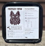 Mersey Raw Goat & Goose Mince 1kg