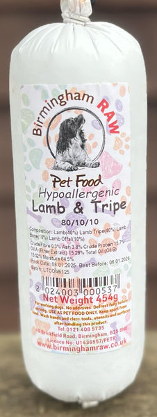 Birmingham Raw Lamb & Tripe Complete 454g