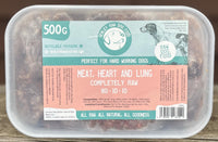 Henley Raw Meat, Heart & Lung Complete 500g